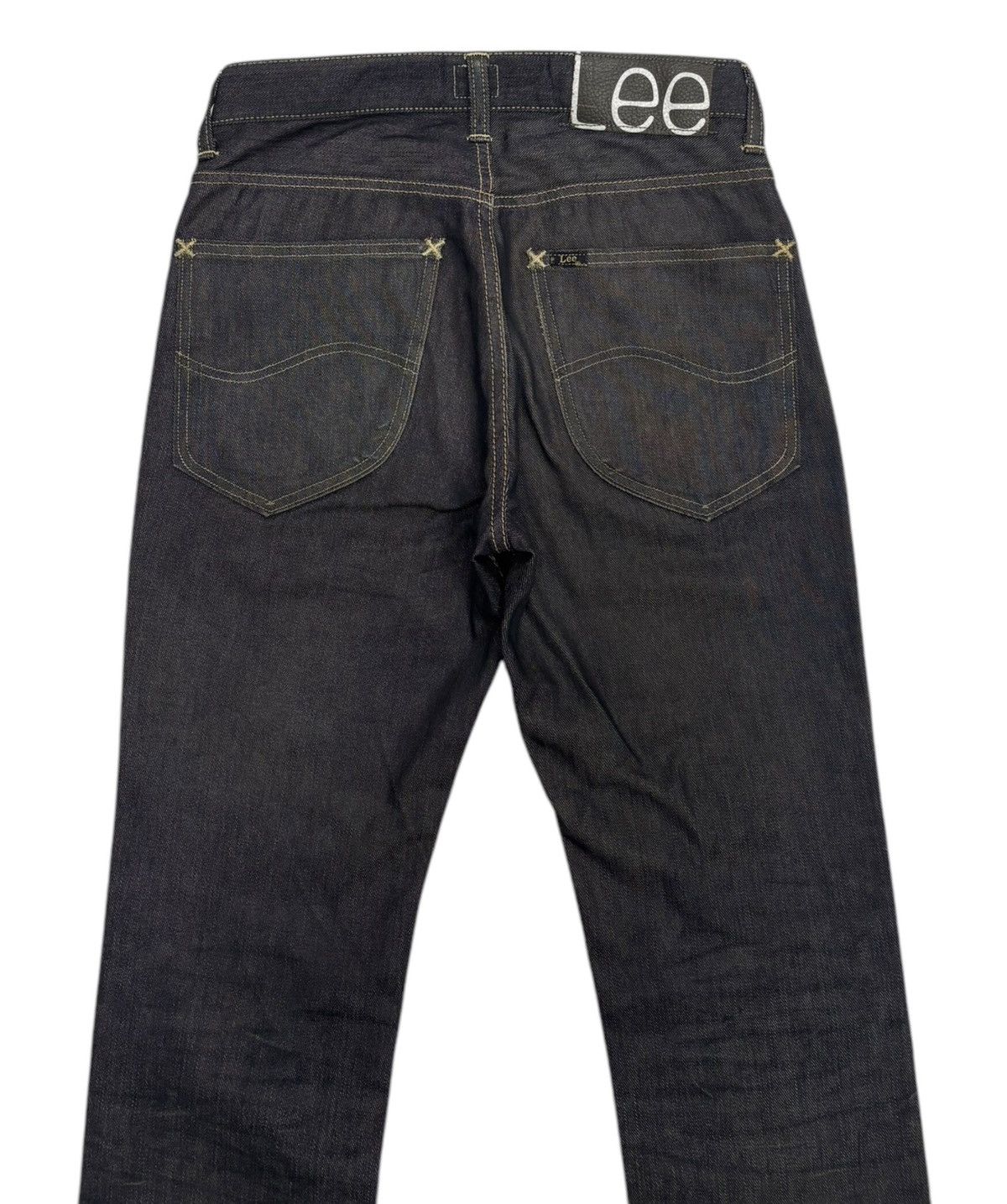 Lee 🔥LEE 101 BLACK JEANS SLIM STRAIGHT DISTRESSED JEAN Size US 29 - 4 Thumbnail