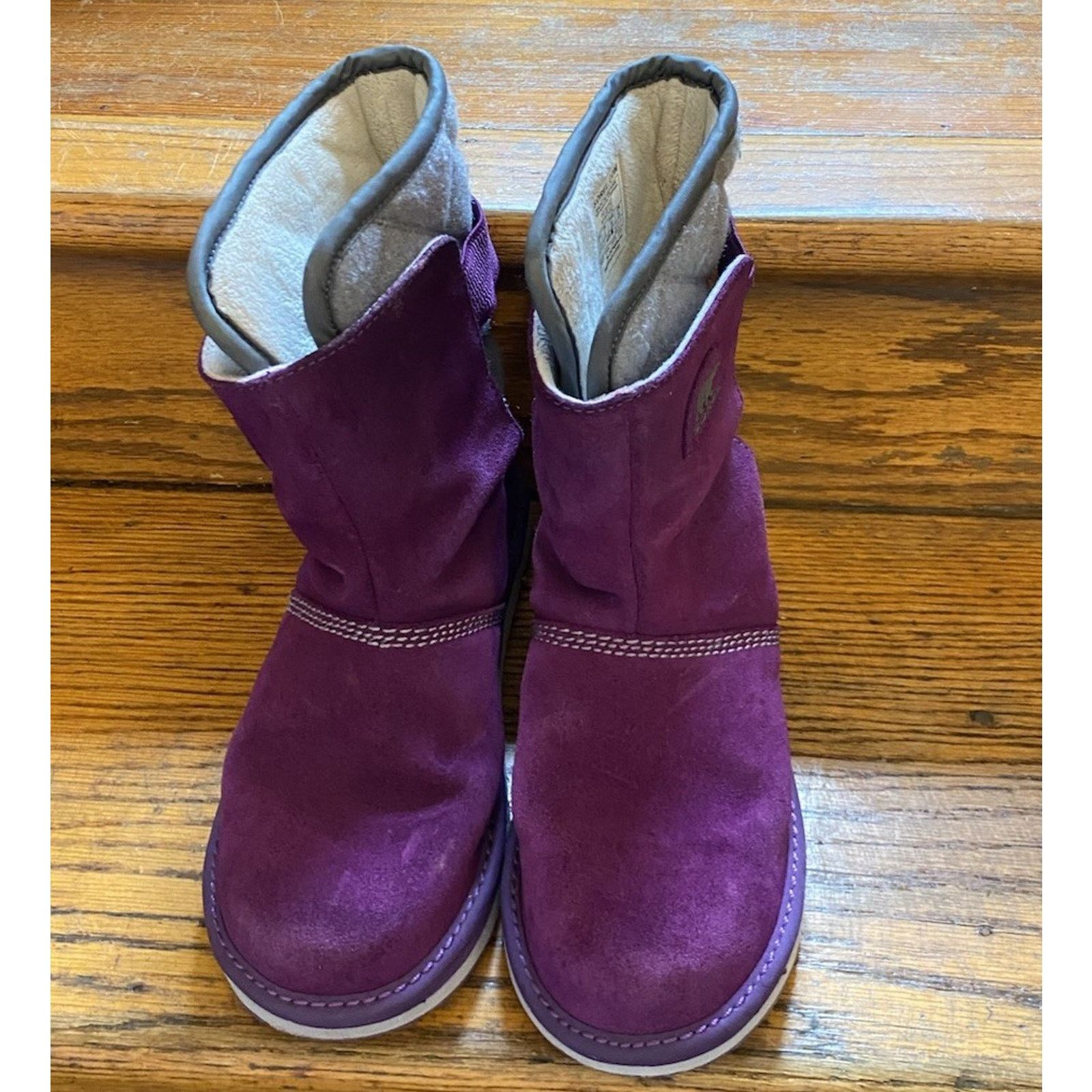 SOREL Sorel Newbie Short Purple Women’s 6M Winter Snow Size US 6 / IT 36 - 2 Thumbnail