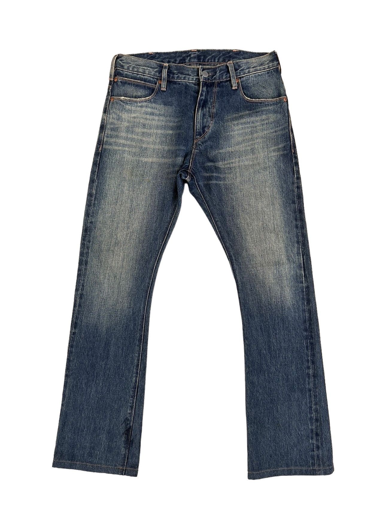Vintage Dirty Mud Acoustic Japan Denim Selvedge Jeans Flare Size US 30 / EU 46 - 1 Thumbnail