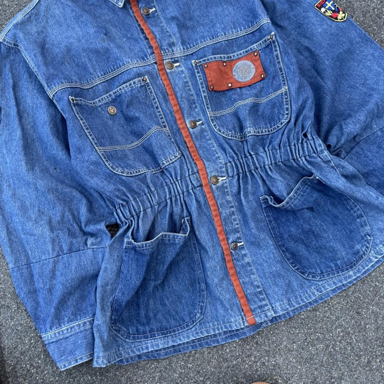 Japanese Brand × Vintage Radio Denim Shirt Size M / US 6-8 / IT 42-44 - 4 Thumbnail