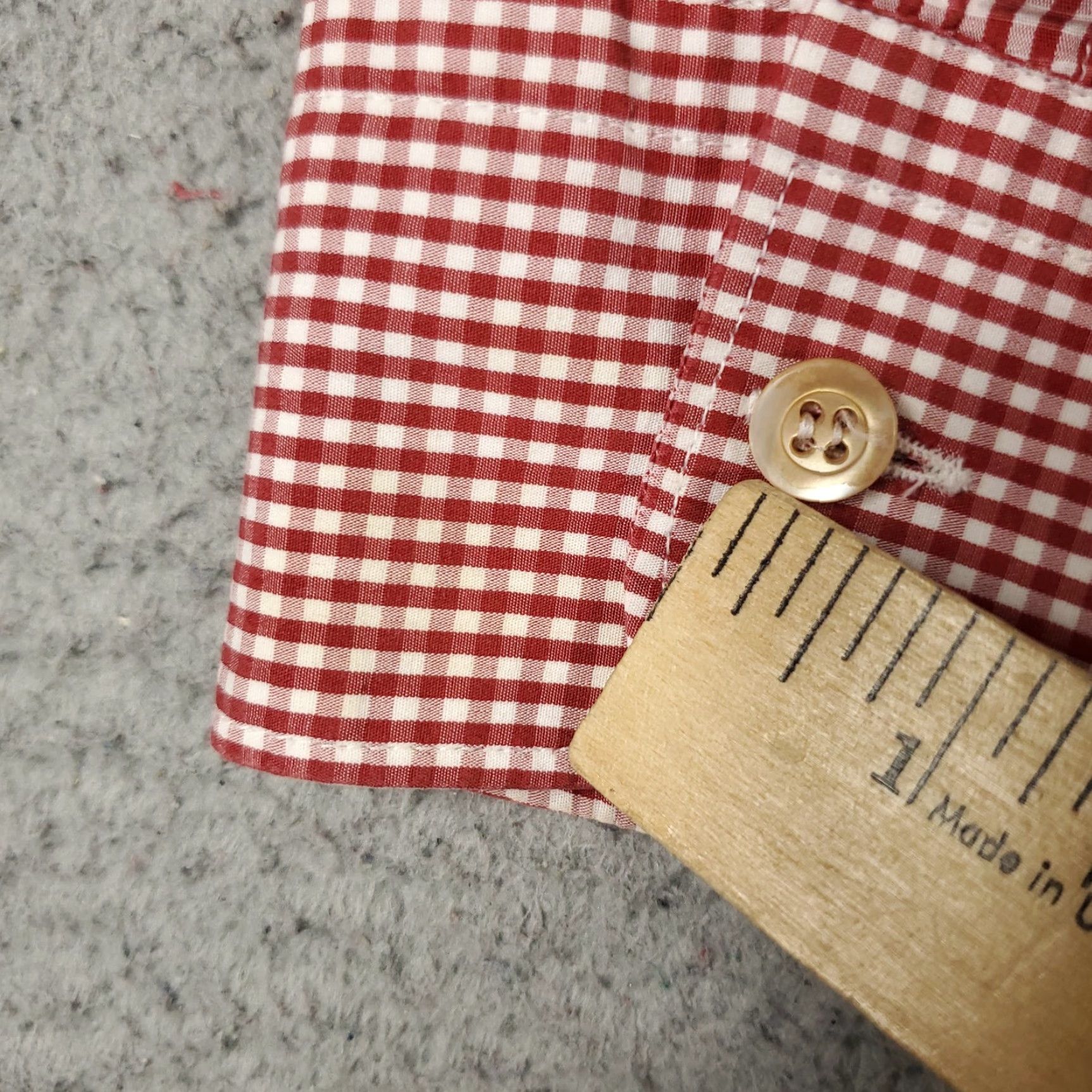 Ermenegildo Zegna VINTAGE Ermenegildo Zegna Sport Shirt Mens 2XL Casual Check Cotton Long Sleeve Red Size US XXL / EU 58 / 5 - 4 Thumbnail