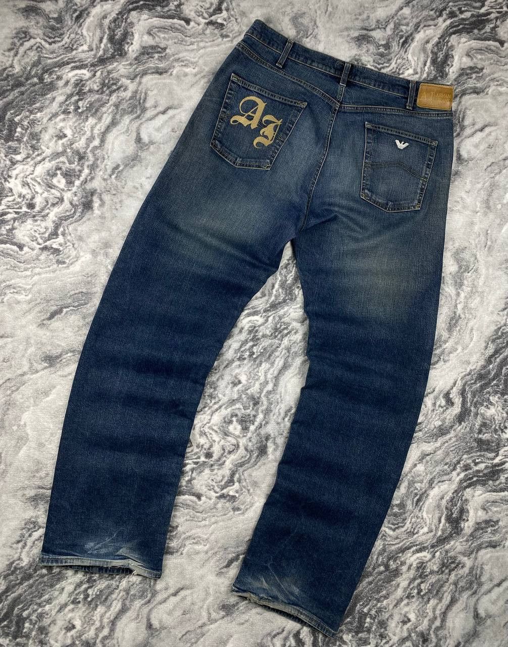 Armani Vintage Armani Denim Baggy Jeans Size US 38 / EU 54 - 1 Thumbnail