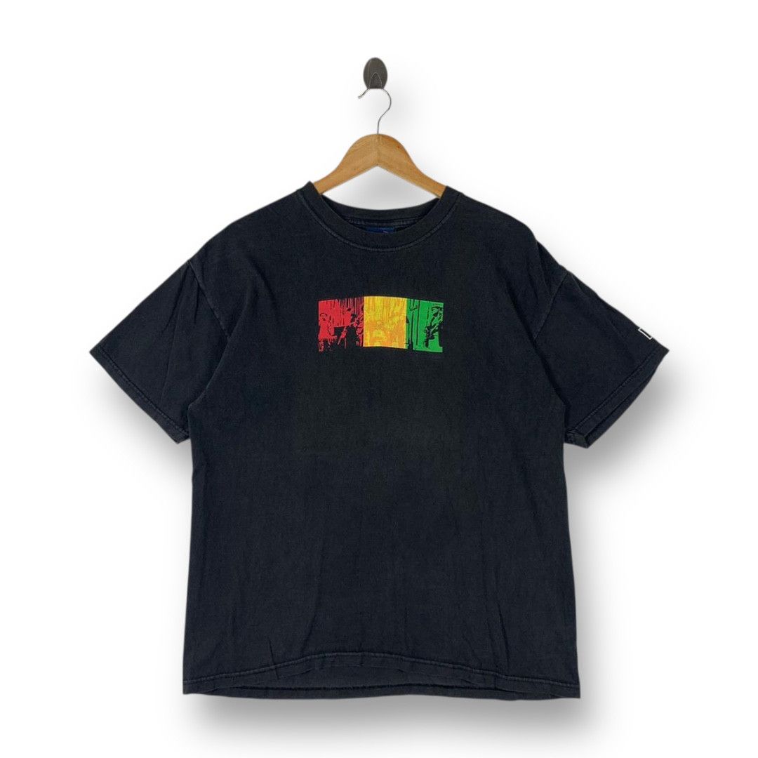 Vintage Vintage 90s BASEMENT skateboard OG design tee Size US L / EU 52-54 / 3 - 1 Thumbnail