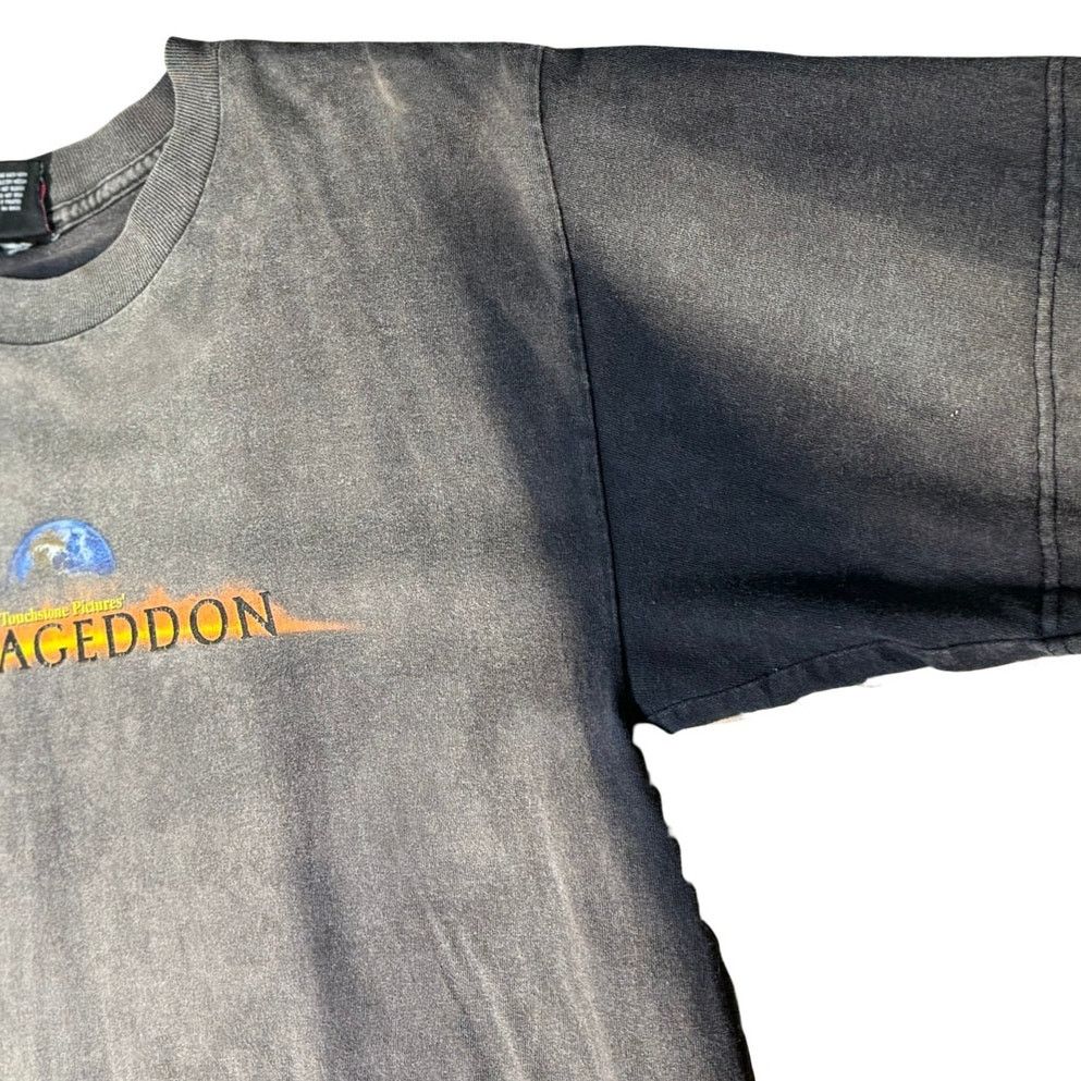 Giant Vintage 1998 Armageddon Movie Promo T-Shirt Black Size US L / EU 52-54 / 3 - 6 Thumbnail