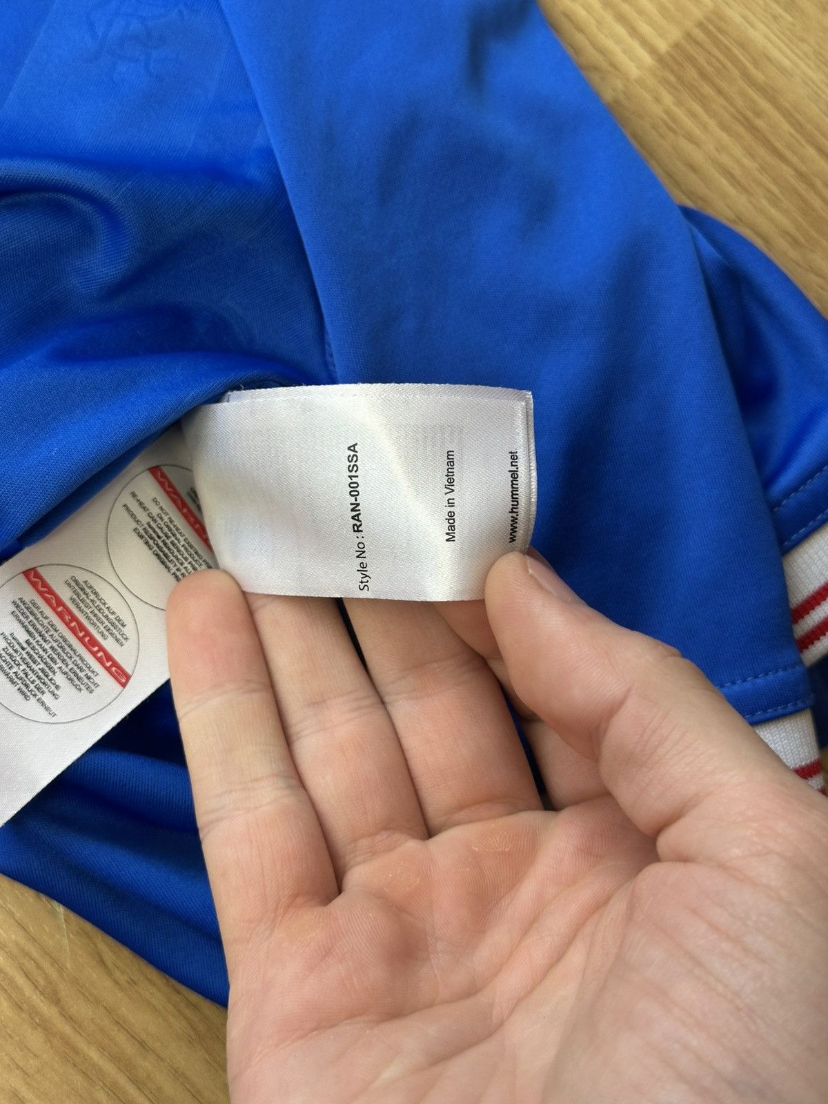 Hummel 🔥 Rangers Glasgow 2019 2020 Football T Shirt Hummel Jersey Size US L / EU 52-54 / 3 - 5 Thumbnail