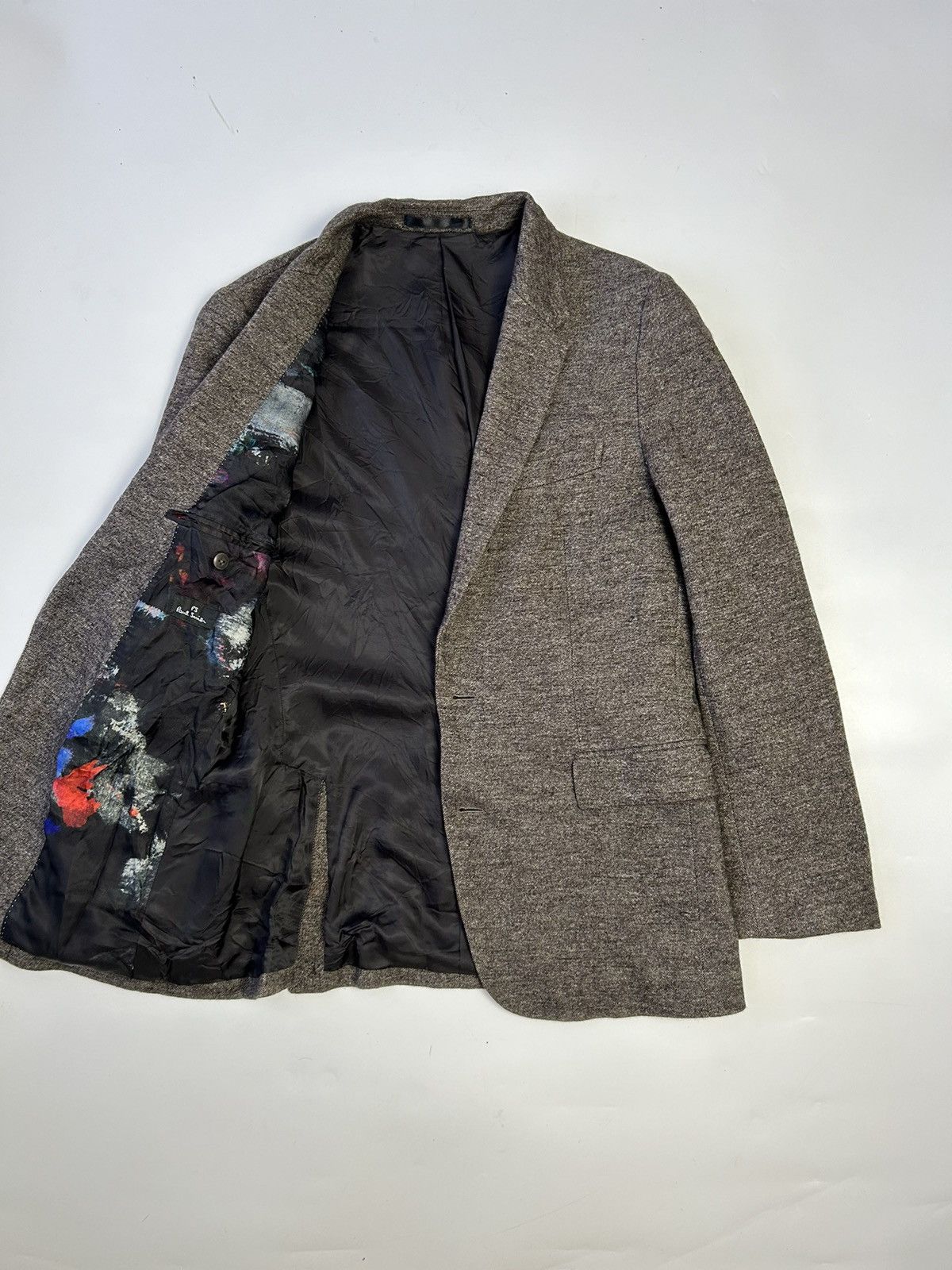 Designer × Paul Smith PAUL SMITH BROWN SINGLE BREAST BLAZER Size 40R - 1 Thumbnail