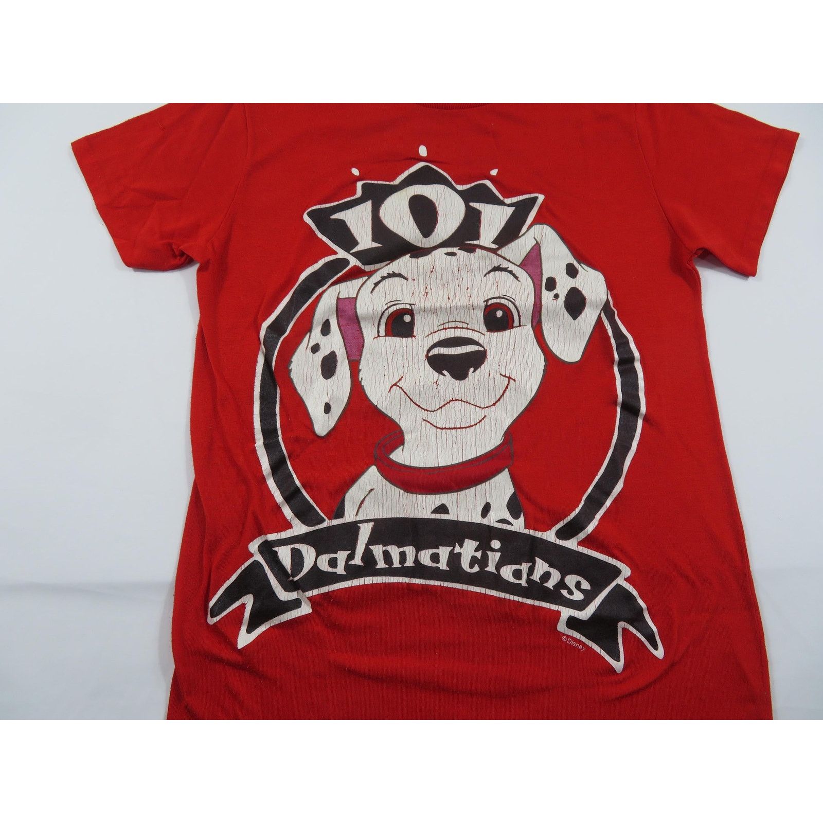 Disney Disney 101 Dalmations Youth Red Sleeper T-shirt Y 12-14 90s Size XL / US 12-14 / IT 48-50 - 2 Thumbnail