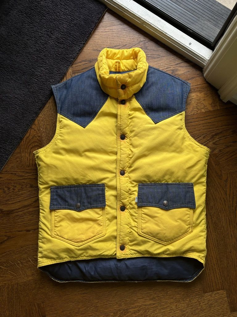 Levi's 1970s Levi's Ski Goose Down Vintage Puffer Denim Winter USA Size US M / EU 48-50 / 2 - 1 Thumbnail