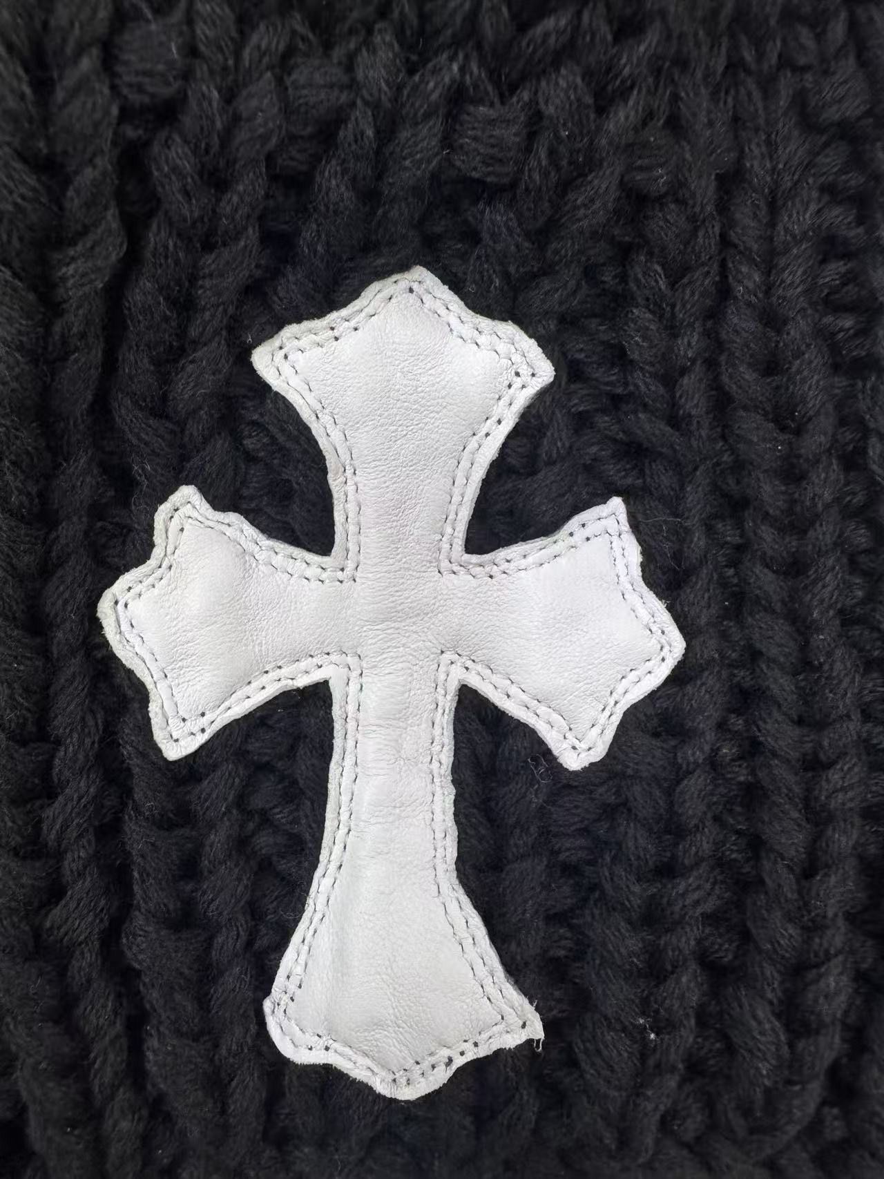 Chrome Hearts Chrome Hearts Cashmere Cross Patch Sweater Size US L / EU 52-54 / 3 - 6 Thumbnail