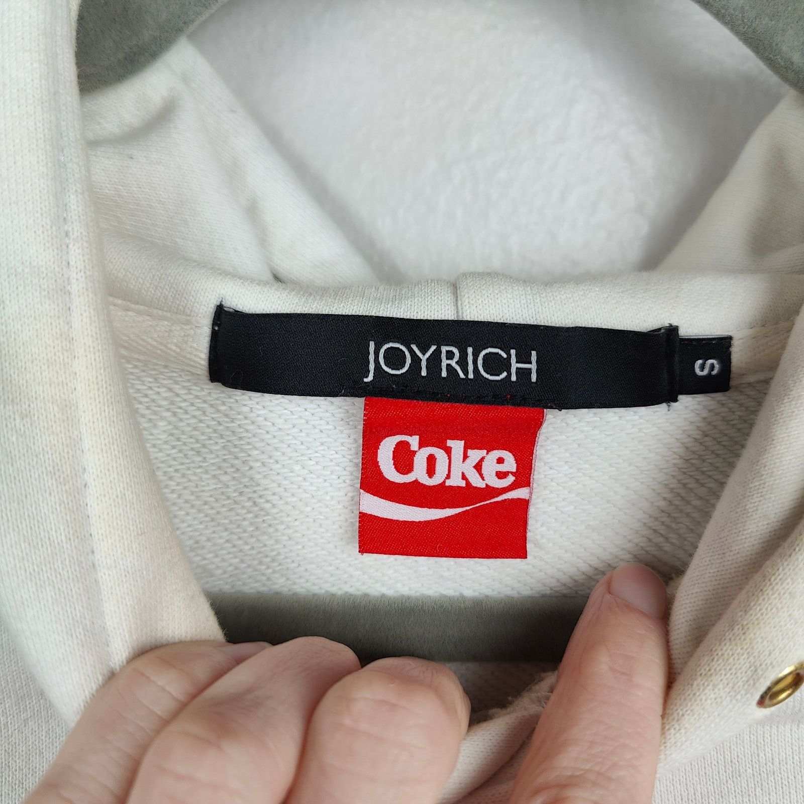 Joyrich Joyrich x Coke Flocked Sweatshirt Size Small White Cotton Size US S / EU 44-46 / 1 - 9 Thumbnail