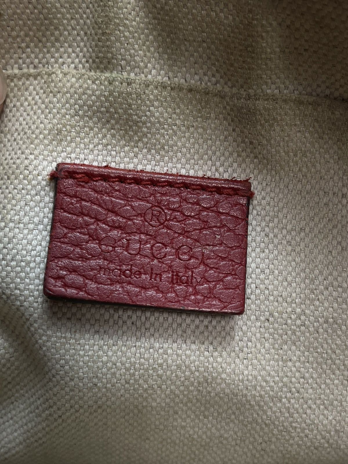 Gucci Gucci Red Leather Kingsnake Print Camera Bag Size ONE SIZE - 4 Thumbnail