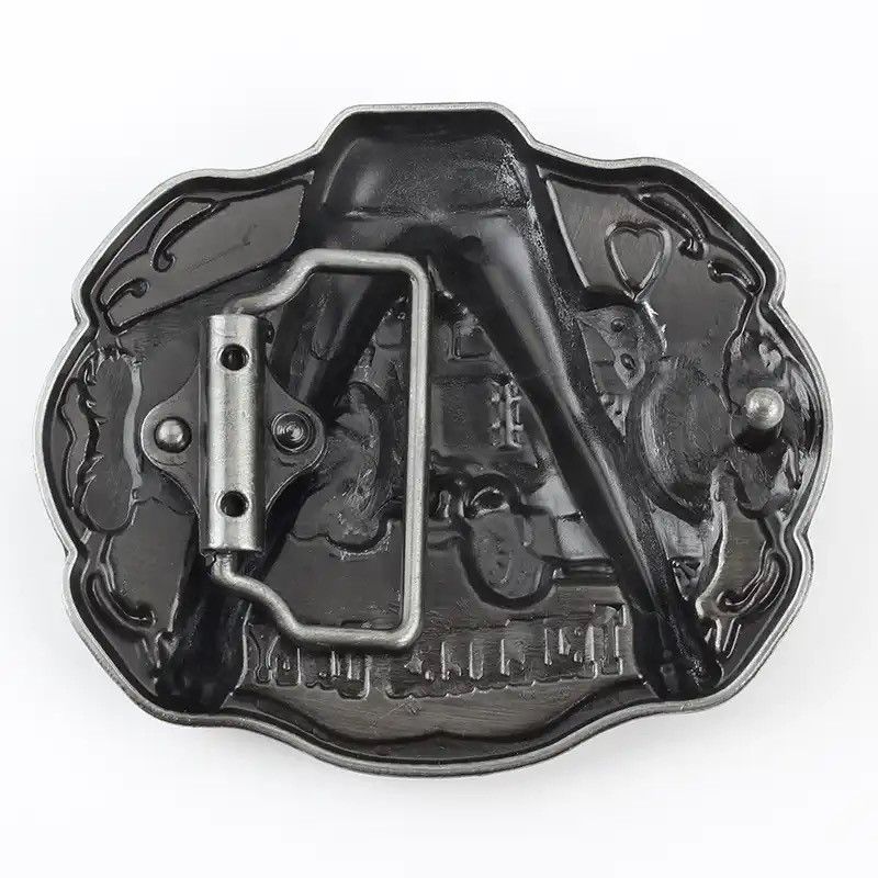 Vintage Truck Pattern Belt Buckle Driver Belt Metal Buckle Size ONE SIZE - 5 Thumbnail