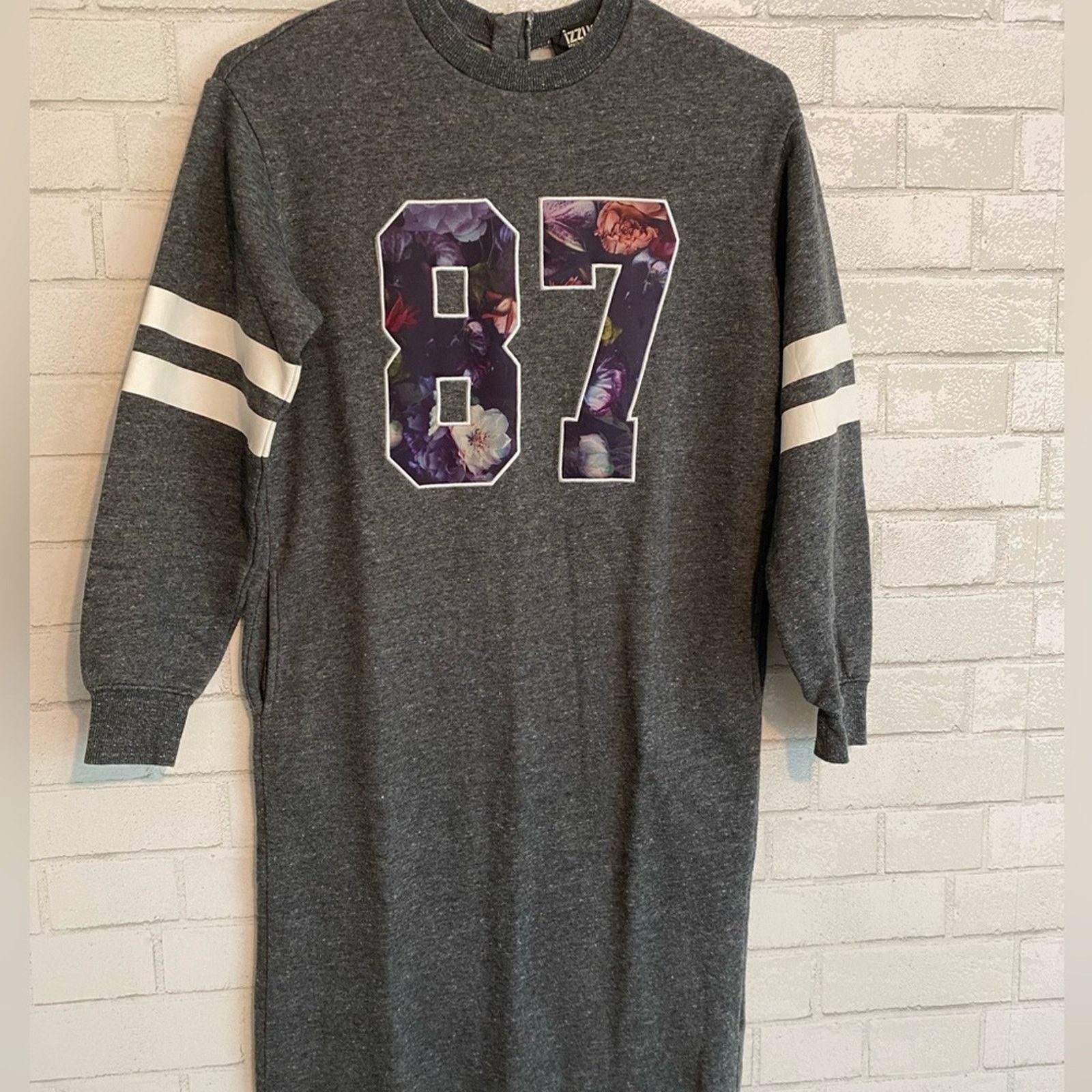 izzue IZZUE Runway Designer $400 Streetwear 87 Sweatshirt Dress XS Size XS / US 0-2 / IT 36-38 - 3 Thumbnail