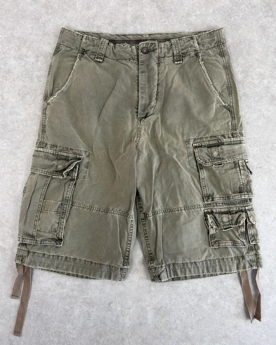 Dolce & Gabbana AW2004 Dolce & Gabbana Khaki Cargo Distressed Shorts Size US 32 / EU 48 - 1 Thumbnail