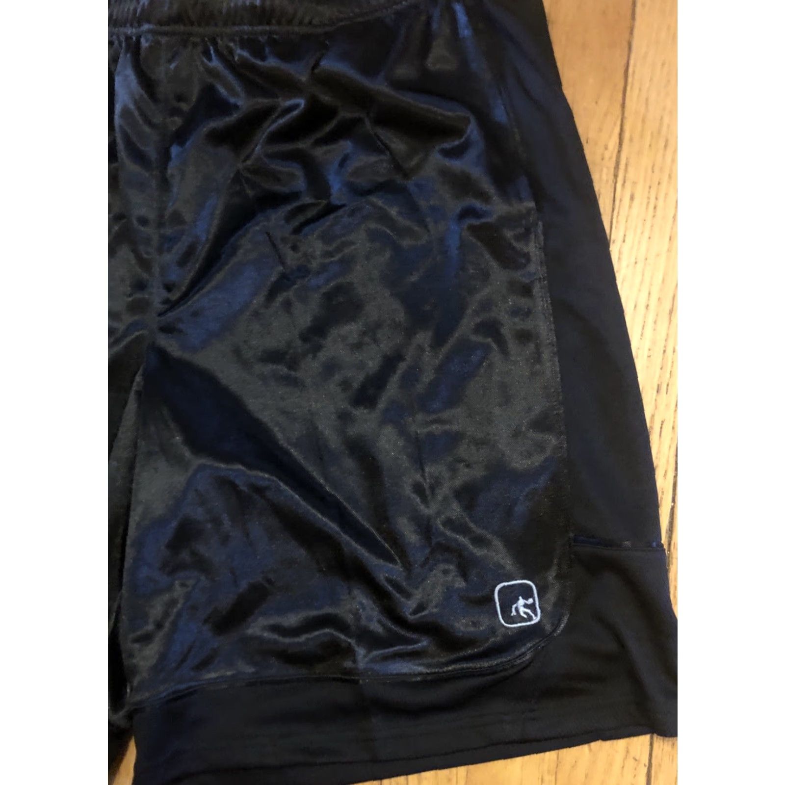Vintage AND1 Men's Black Gray Logo Active Core Home Court Basketball Shorts 2XL Sz 2XL Size US 39 - 2 Thumbnail
