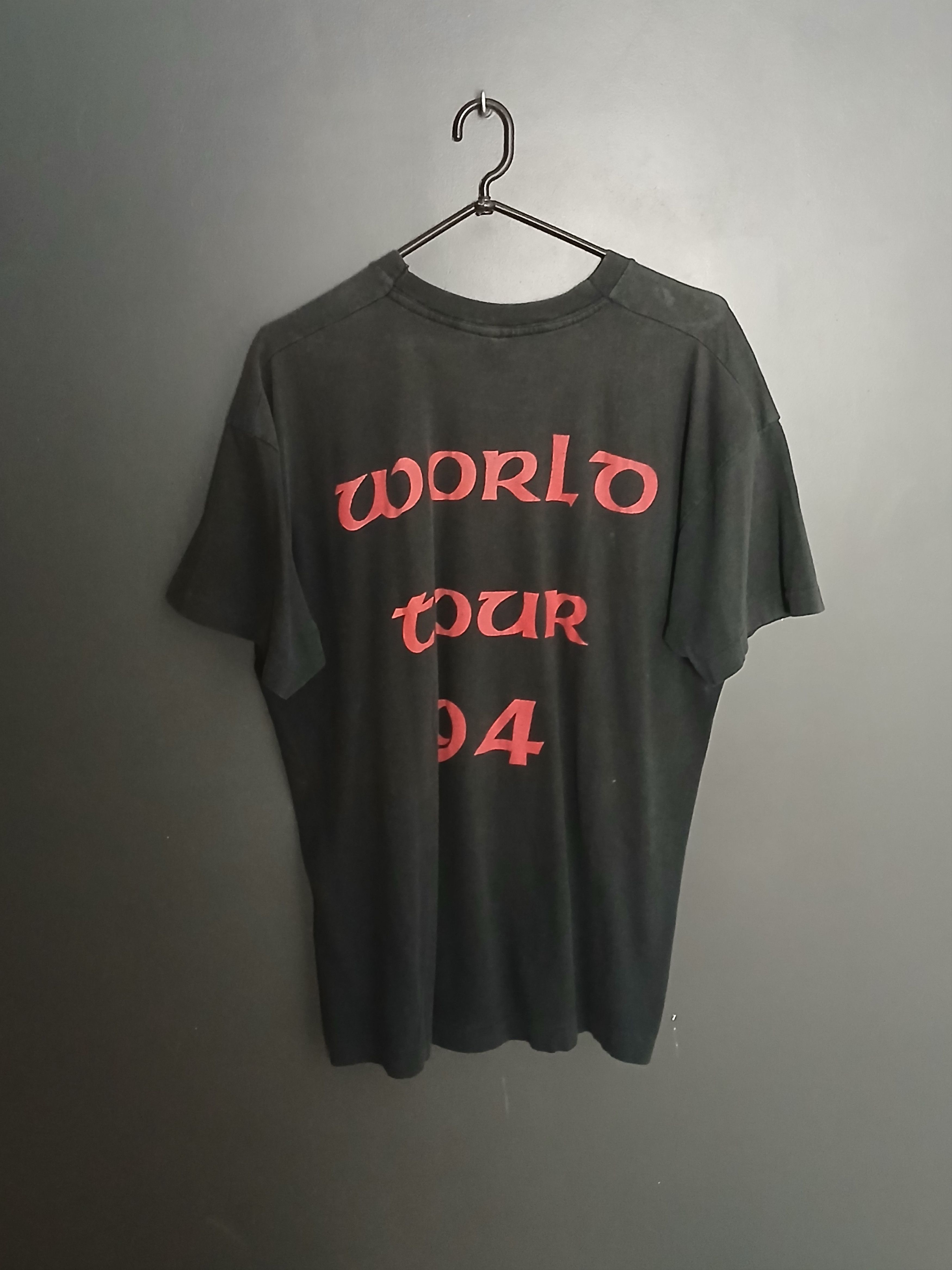 Band Tees × Vintage Vintage 1994 Whitesnake World Tour Single Stitch T-Shirt Size US M / EU 48-50 / 2 - 2 Thumbnail