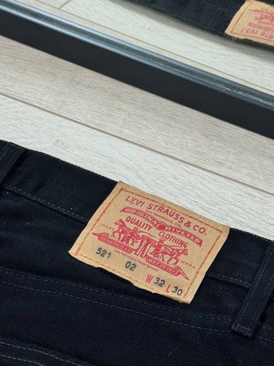 Levi's Vintage Levi’s 521 USA Style Denim Black Pants Size 32x30 Size US 32 / EU 48 - 3 Thumbnail