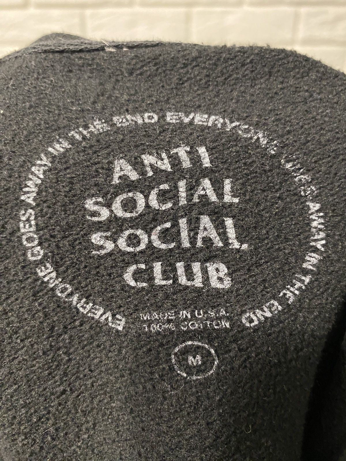 Anti Social Social Club Anti Social Social Club ASSC Pinto Black Hoodie Pullover Size US M / EU 48-50 / 2 - 5 Thumbnail
