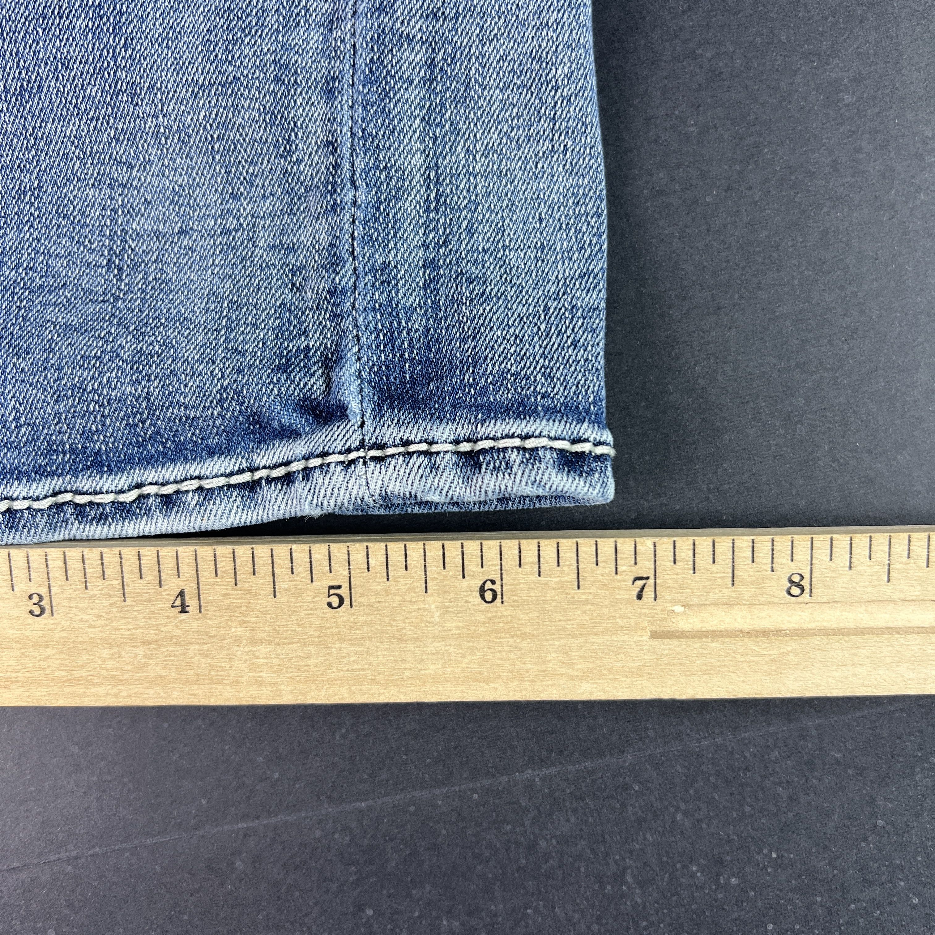 BKE BKE Jeans Jake Straight Light Blue Faded Distressed Denim Size US 28 / EU 44 - 15 Thumbnail