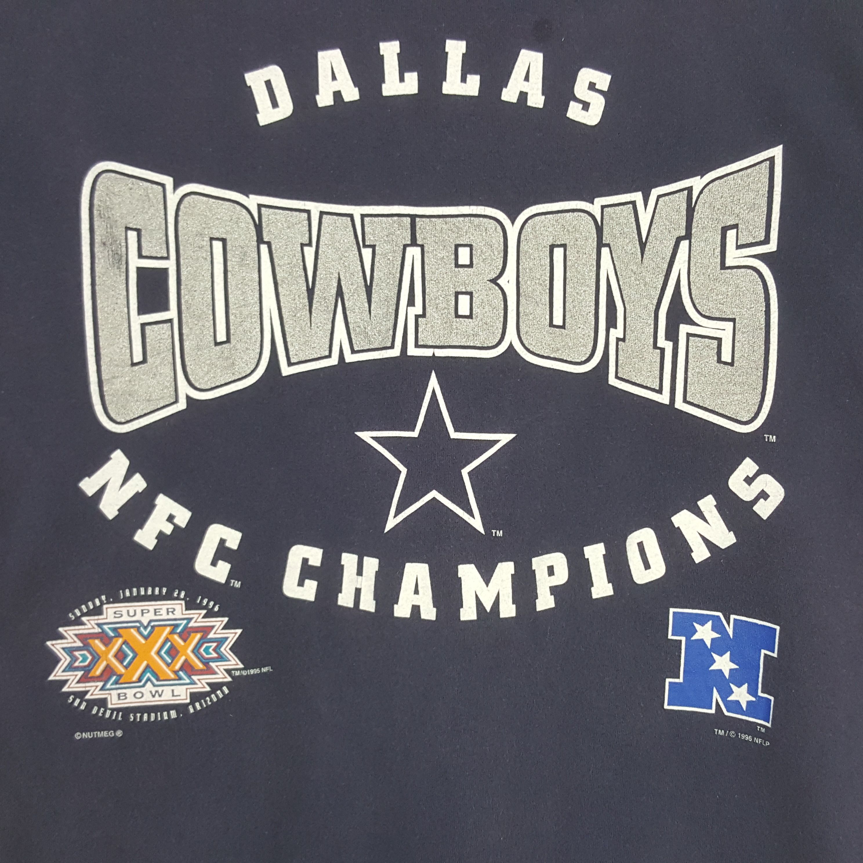 Lee × NFL × Vintage Vintage Lee Dallas Cowboys American Football Tshirt Size US S / EU 44-46 / 1 - 2 Thumbnail