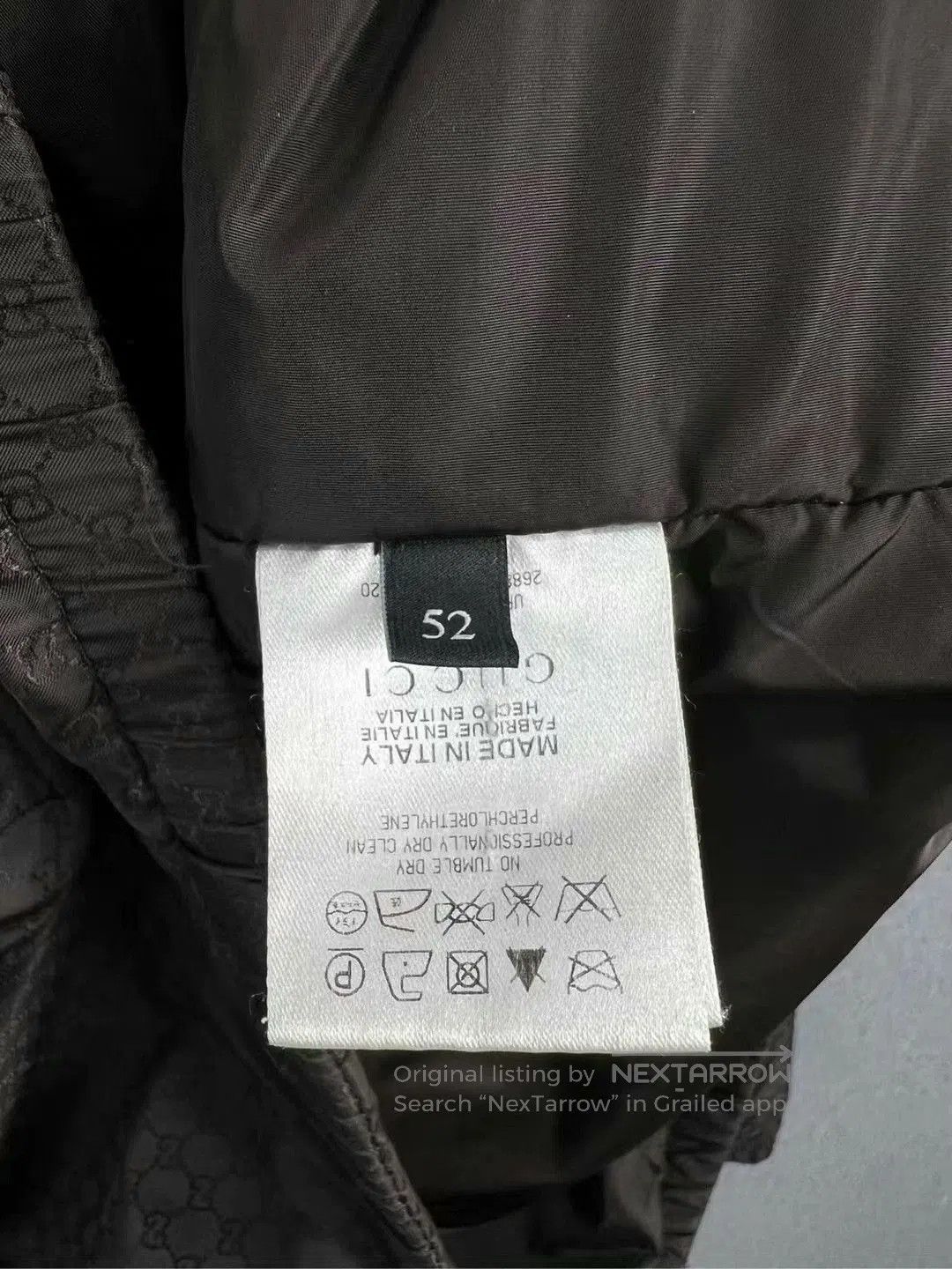 Gucci gucci dark pattern logo cotton jacket. Size US L / EU 52-54 / 3 - 5 Thumbnail