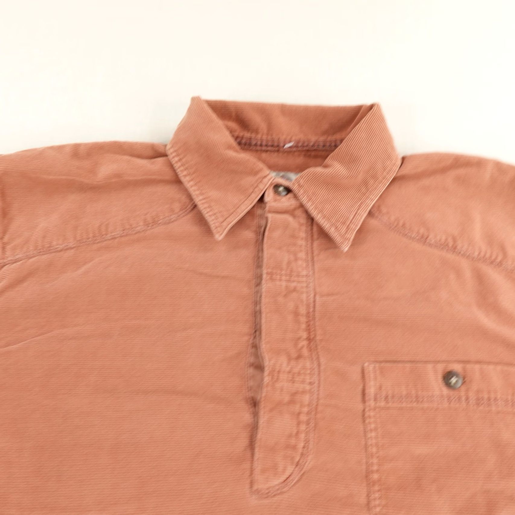 The Territory Ahead Territory Ahead Shirt Mens L Brown Corduroy Pullover Henley Button Up Cord Size US L / EU 52-54 / 3 - 2 Thumbnail