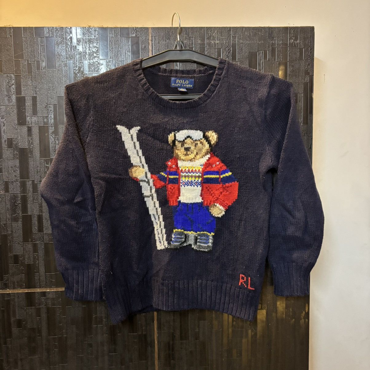 Polo Ralph Lauren Polo Ralph Lauren Polo Bear Sweater Size US XXS / EU 40 - 2 Thumbnail