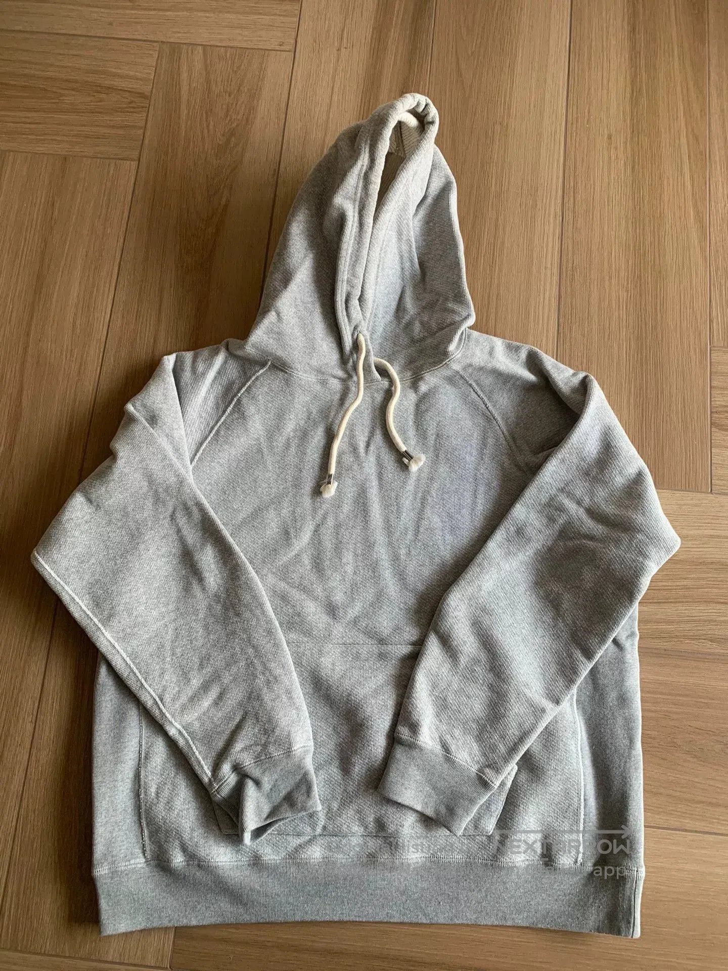 Wonderlooper heavyweight pullover hoodie in soft gray. Size US XXL / EU 58 / 5 - 1 Thumbnail