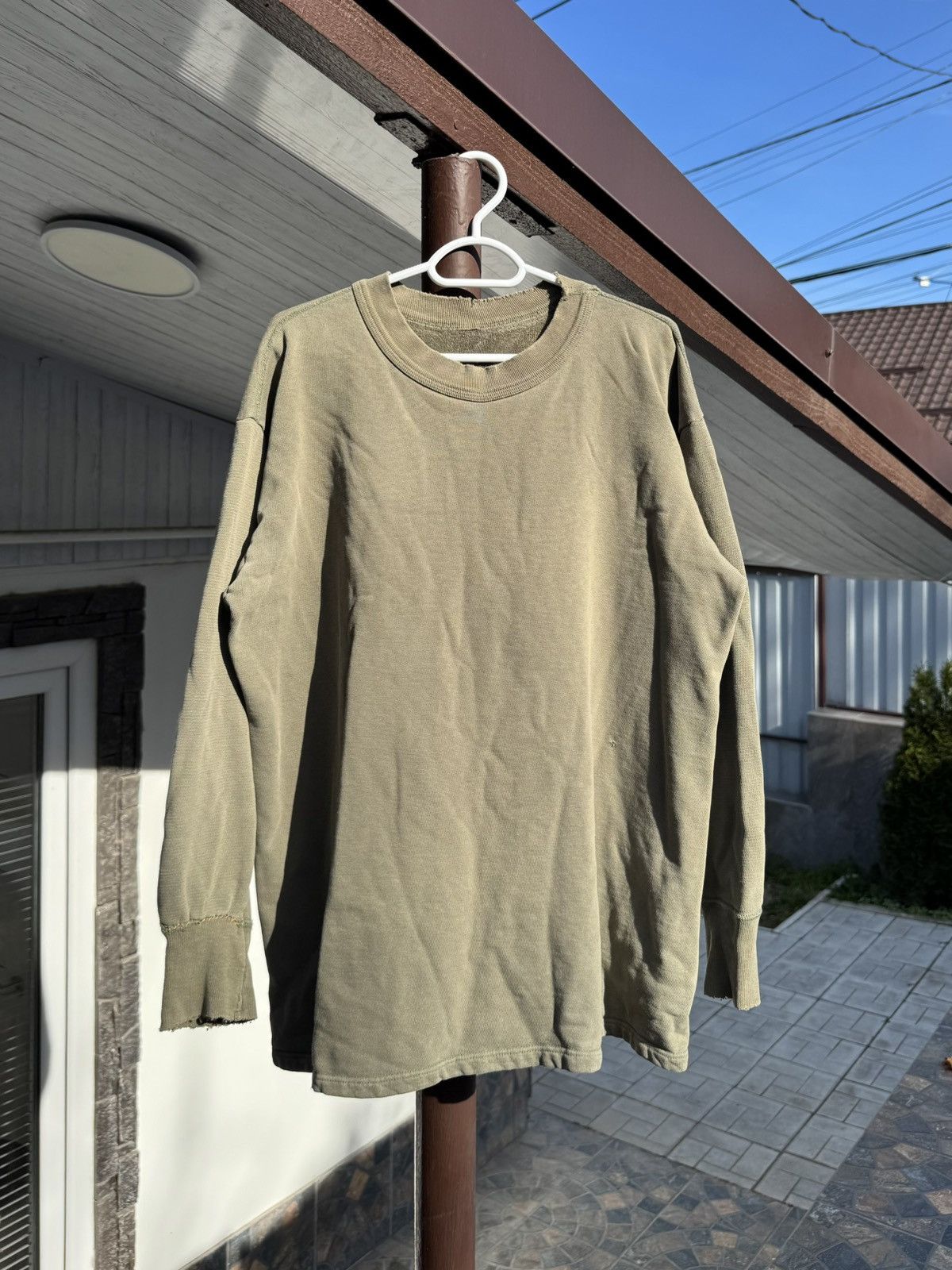 Other Balenciaga Type Blank Army Sweatshirt Size US L / EU 52-54 / 3 - 1 Thumbnail