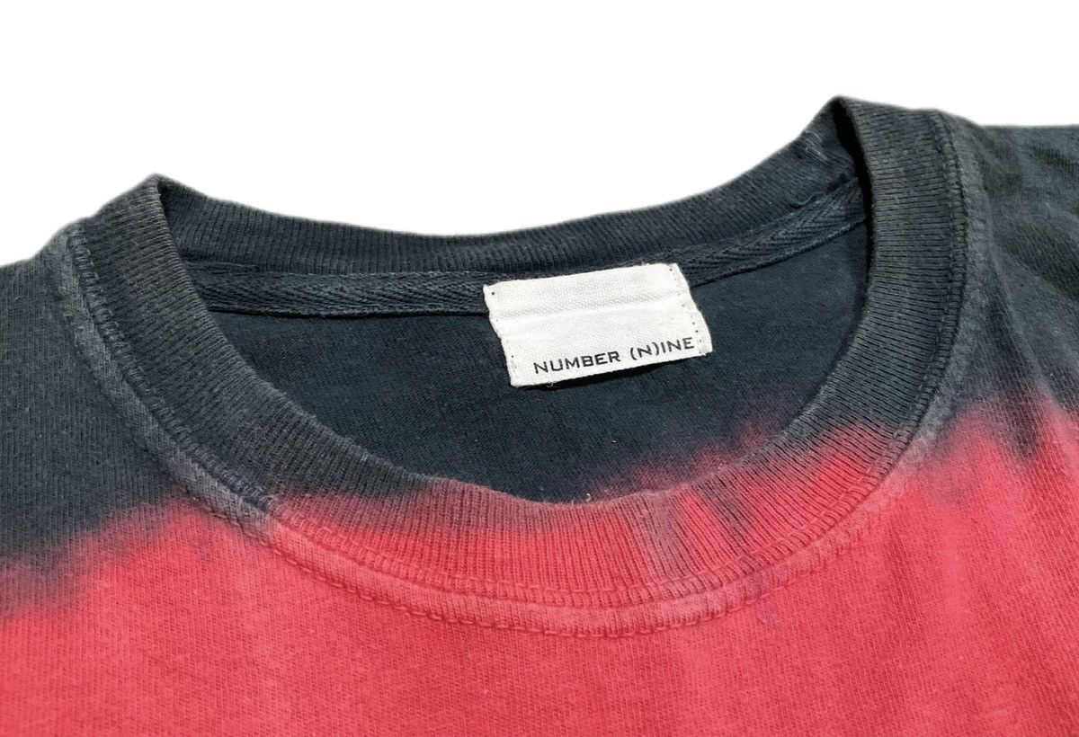 Number (N)ine 🔥Archived Number (N)ine Long Sleeve Red Striped Tie Dye Kurt Size US L / EU 52-54 / 3 - 4 Thumbnail