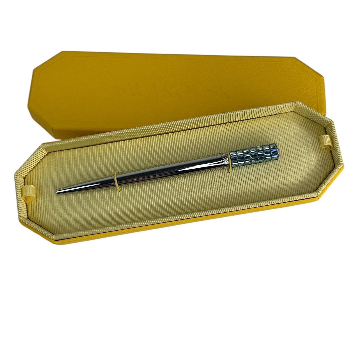 Swarovski Swarovski Lucent Ballpoint pen Light blue, Chrome plated Size ONE SIZE - 1 Thumbnail