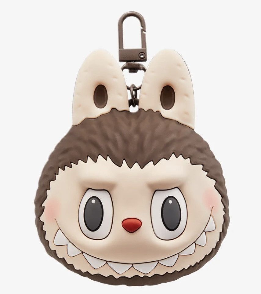 POP MART Pop Mart LABUBU Originals-Brown Silicone Earphone Bag Size ONE SIZE - 1 Thumbnail