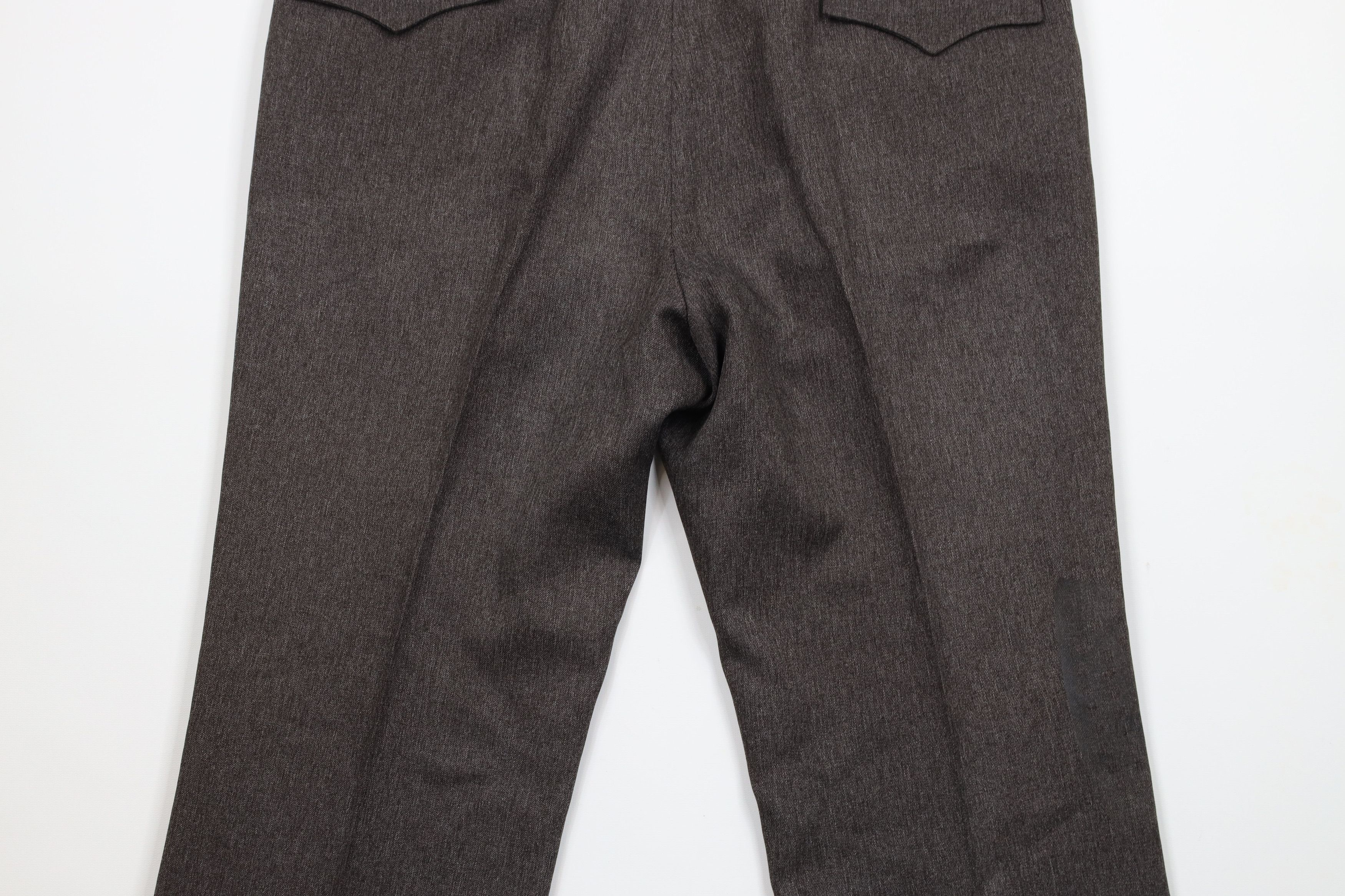 Vintage Vintage 70s Streetwear Rodeo Cowboy Knit Wide Leg Pants USA Size US 36 / EU 52 - 12 Thumbnail