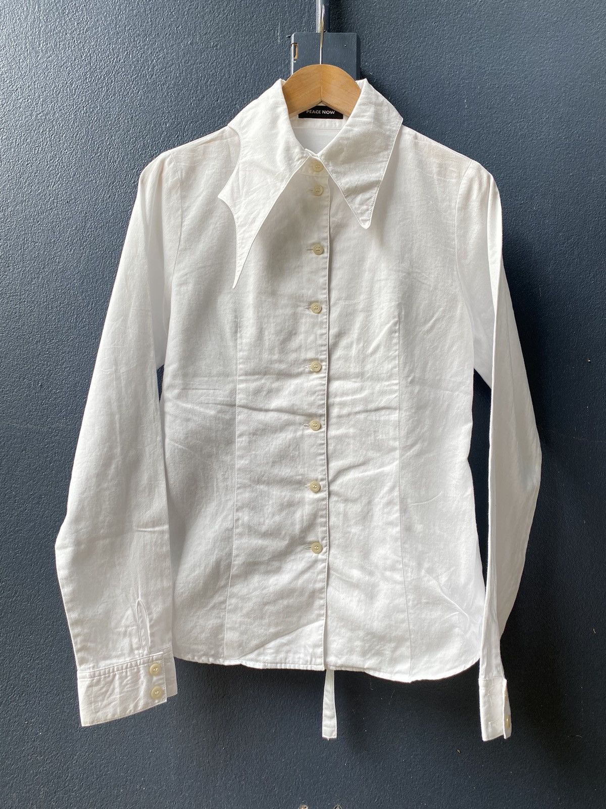 Japanese Brand × Seditionaries Peace now plain white punk shirt Size M / US 6-8 / IT 42-44 - 2 Thumbnail