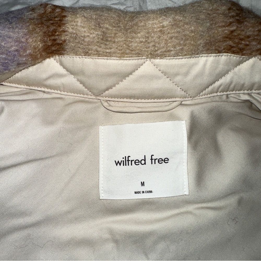 Aritzia NWT Wilfred Free Autumn Shirt Jacket Prairie Mdrs Merino Wo Size M / US 6-8 / IT 42-44 - 2 Thumbnail