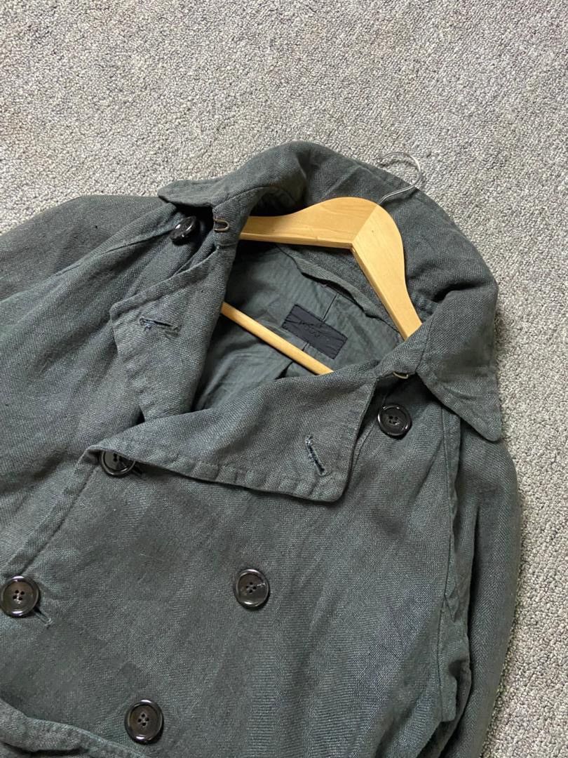 Japanese Brand HOCQUY Brand Double Breasted Trench Coat (183) Size US S / EU 44-46 / 1 - 8 Thumbnail
