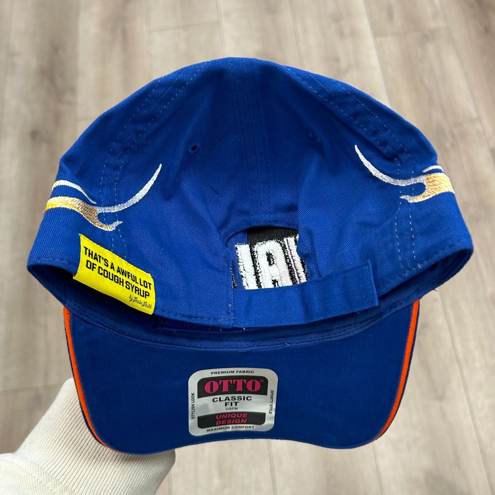 NASCAR Awful Lotta Cough Syrup Nascar Flame Racing Hat Strap back Size ONE SIZE - 4 Thumbnail