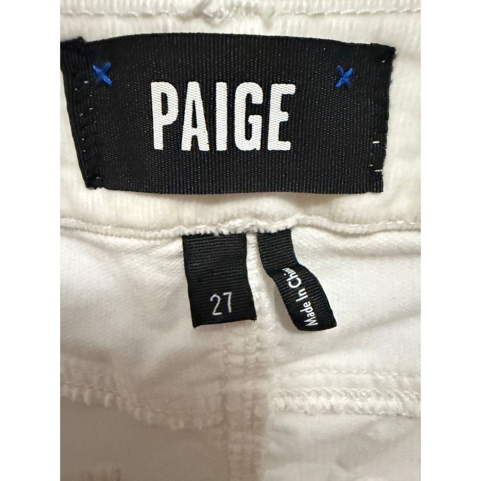 Paige Paige-off white soft Corduroy flare pants- Size 27 Size 27" / US 4 / IT 40 - 2 Thumbnail