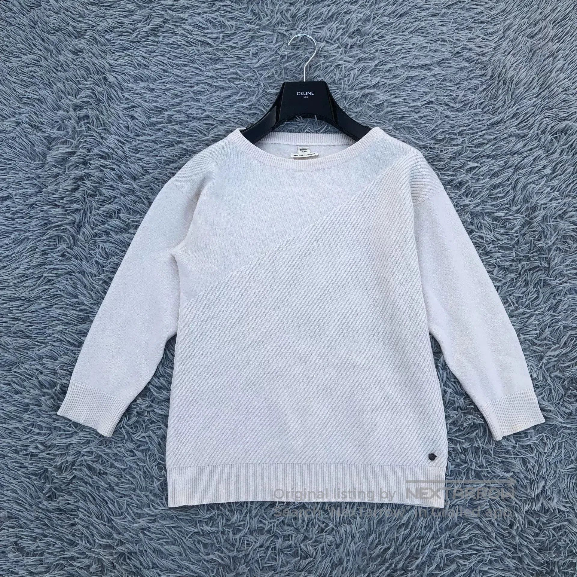 Hermes Hermes Logo Badge Cashmere Sweater. Size XXS / US 00 / IT 34 - 1 Thumbnail