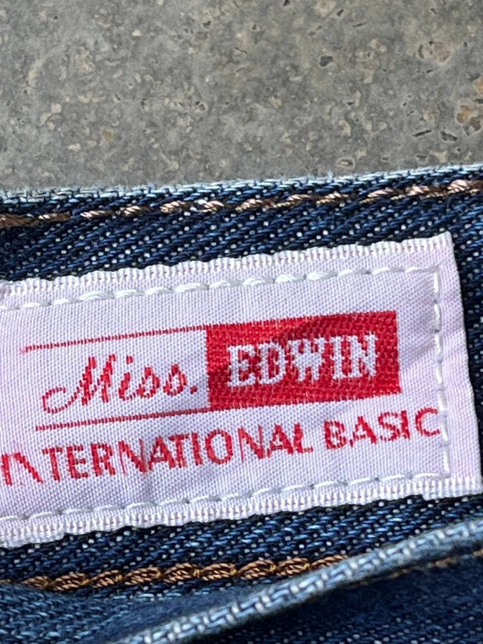 Edwin EDWIN High Waisted Straight Leg Jeans Vintage Blue Denim Size 26" / US 2 / IT 38 - 10 Thumbnail