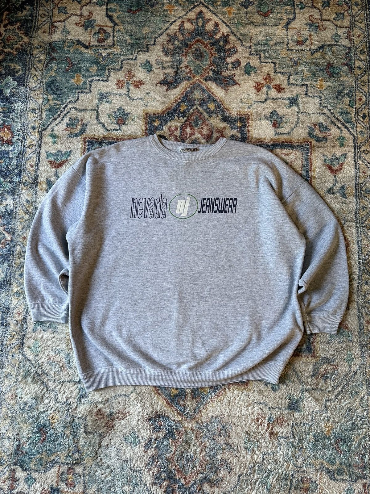 Vintage Vintage Nevada Jeanswear Spellout Crewneck Large Size US L / EU 52-54 / 3 - 1 Thumbnail