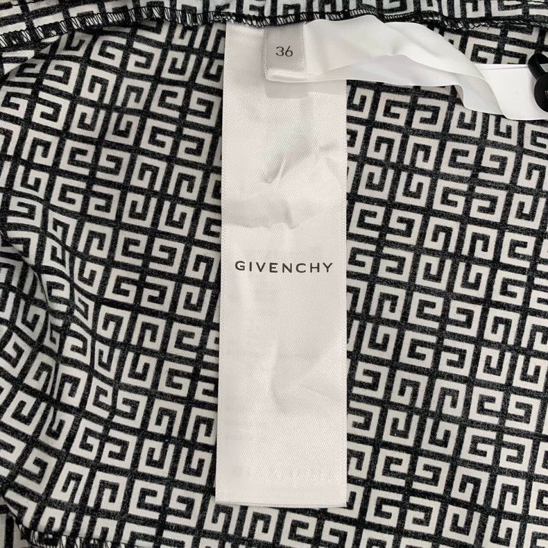 Givenchy Givenchy Black Logo Double G Full Print Cutout A-line Long Size XS / US 0-2 / IT 36-38 - 7 Thumbnail