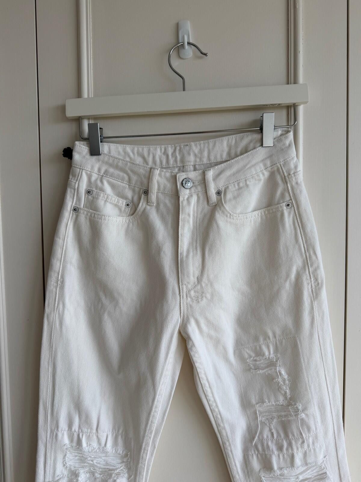 Ksubi new ksubi womens denim jeans nine o white trashed blanc 26 8 Size 26" / US 2 / IT 38 - 3 Thumbnail