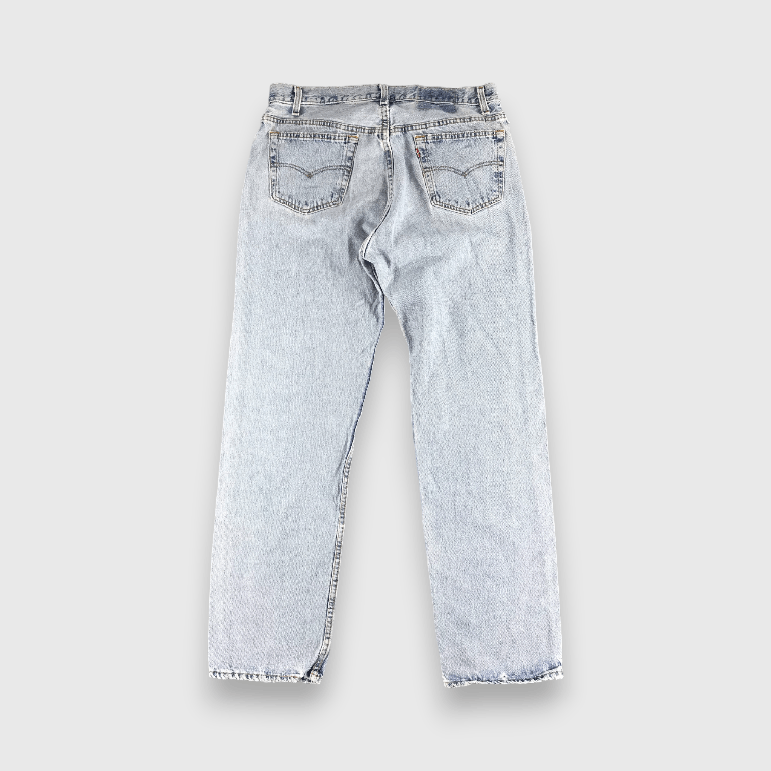 Levi's Vintage 90s Levis 501 Jeans Stone Washed Denim -J431 Size US 33 - 2 Thumbnail
