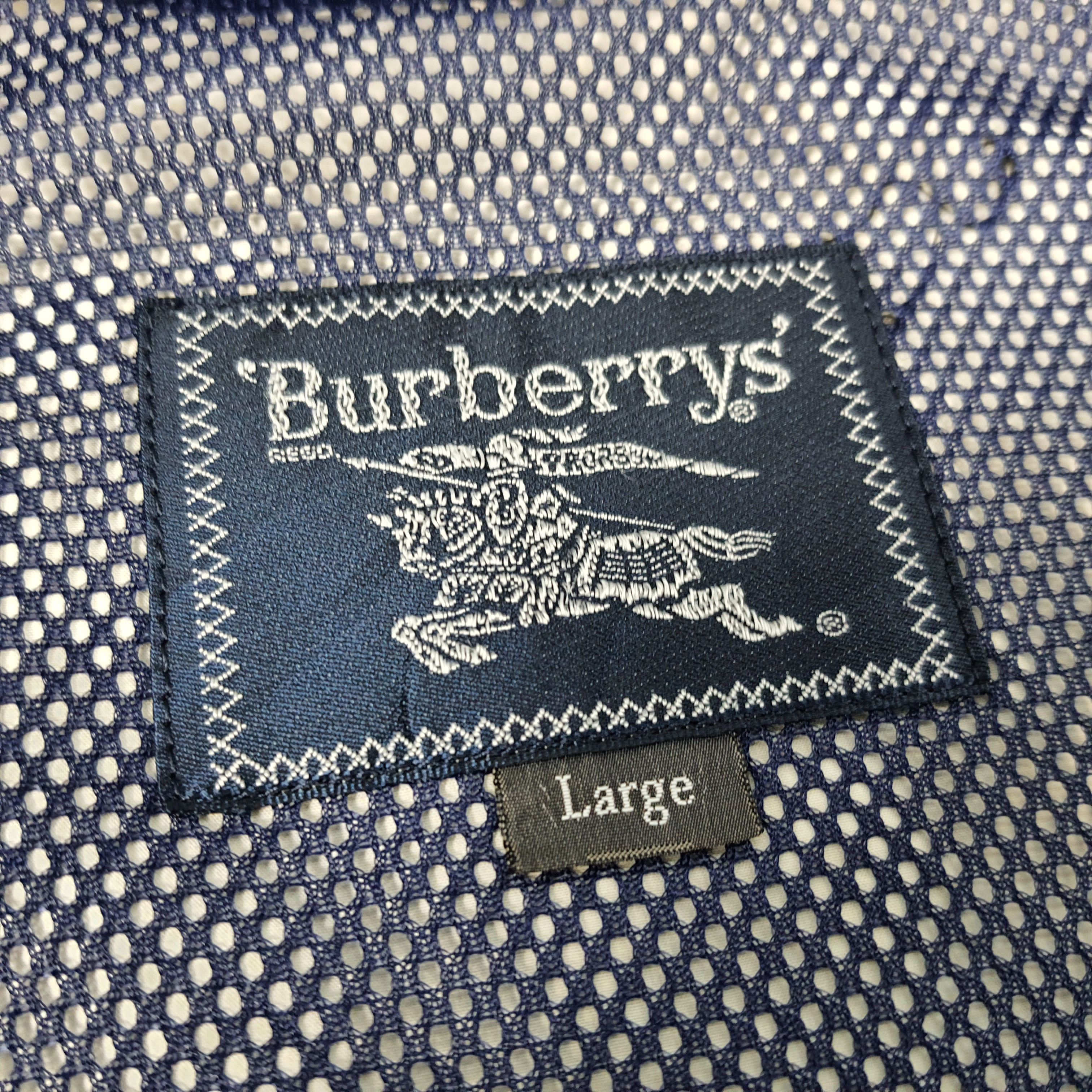 Burberry × Vintage Vintage Burberrys' Windbreaker Custom Logo Jacket Size US L / EU 52-54 / 3 - 5 Thumbnail