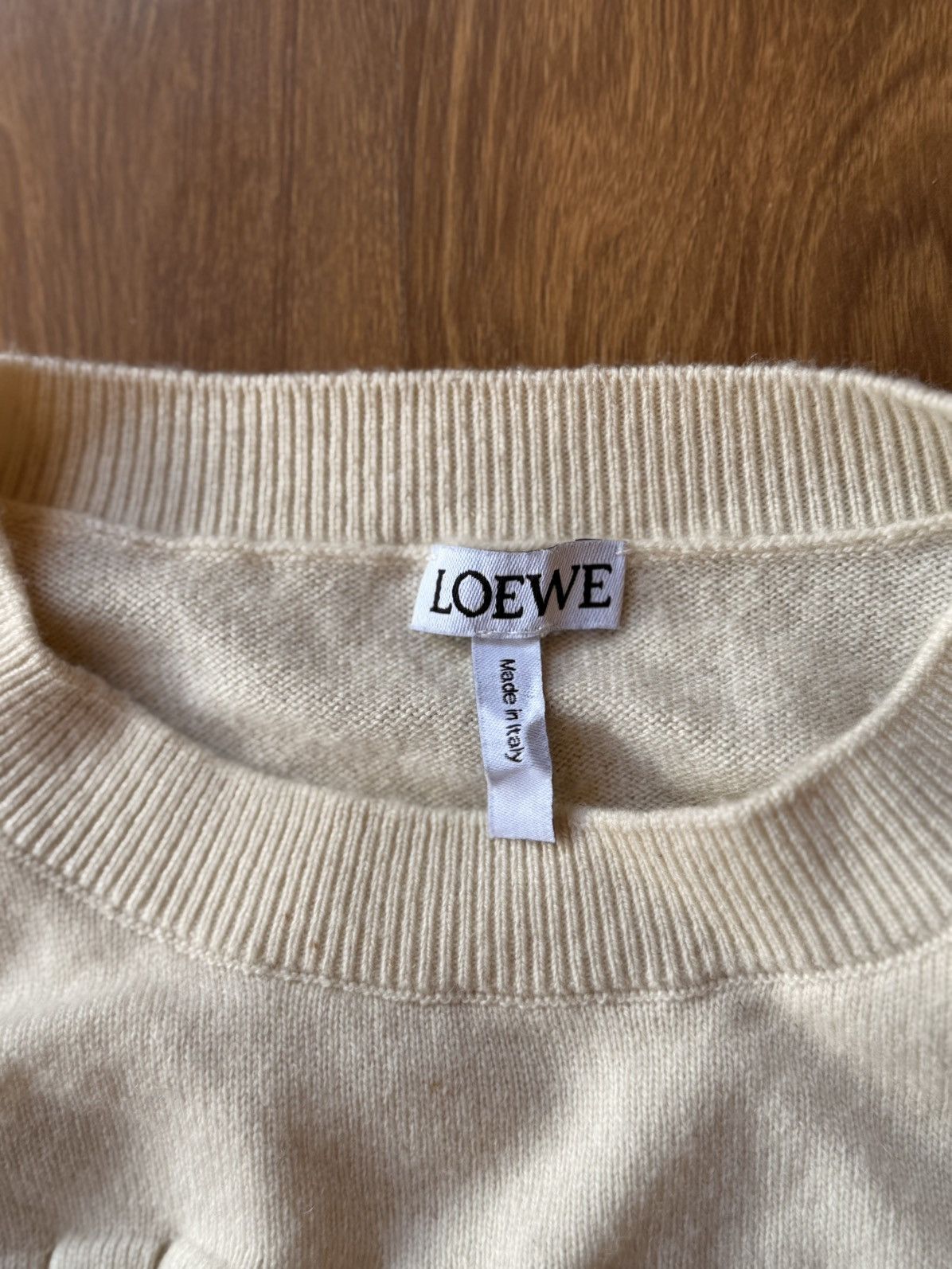 Loewe LOEWE Logo-print fringe cashmere sweater Size M / US 6-8 / IT 42-44 - 5 Thumbnail