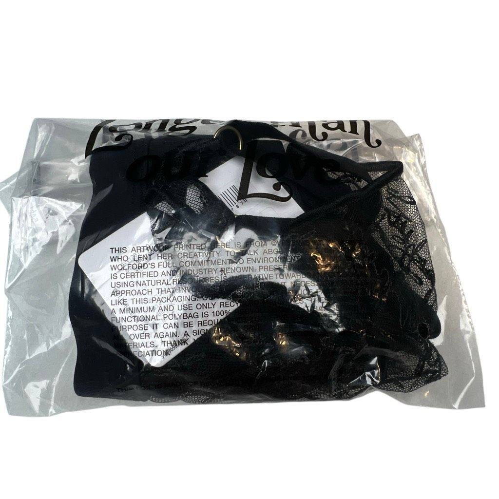 Wolford NWT Wolford Obsessed Skin Black Bra Sheer Mesh Top S Small Size ONE SIZE - 12 Thumbnail