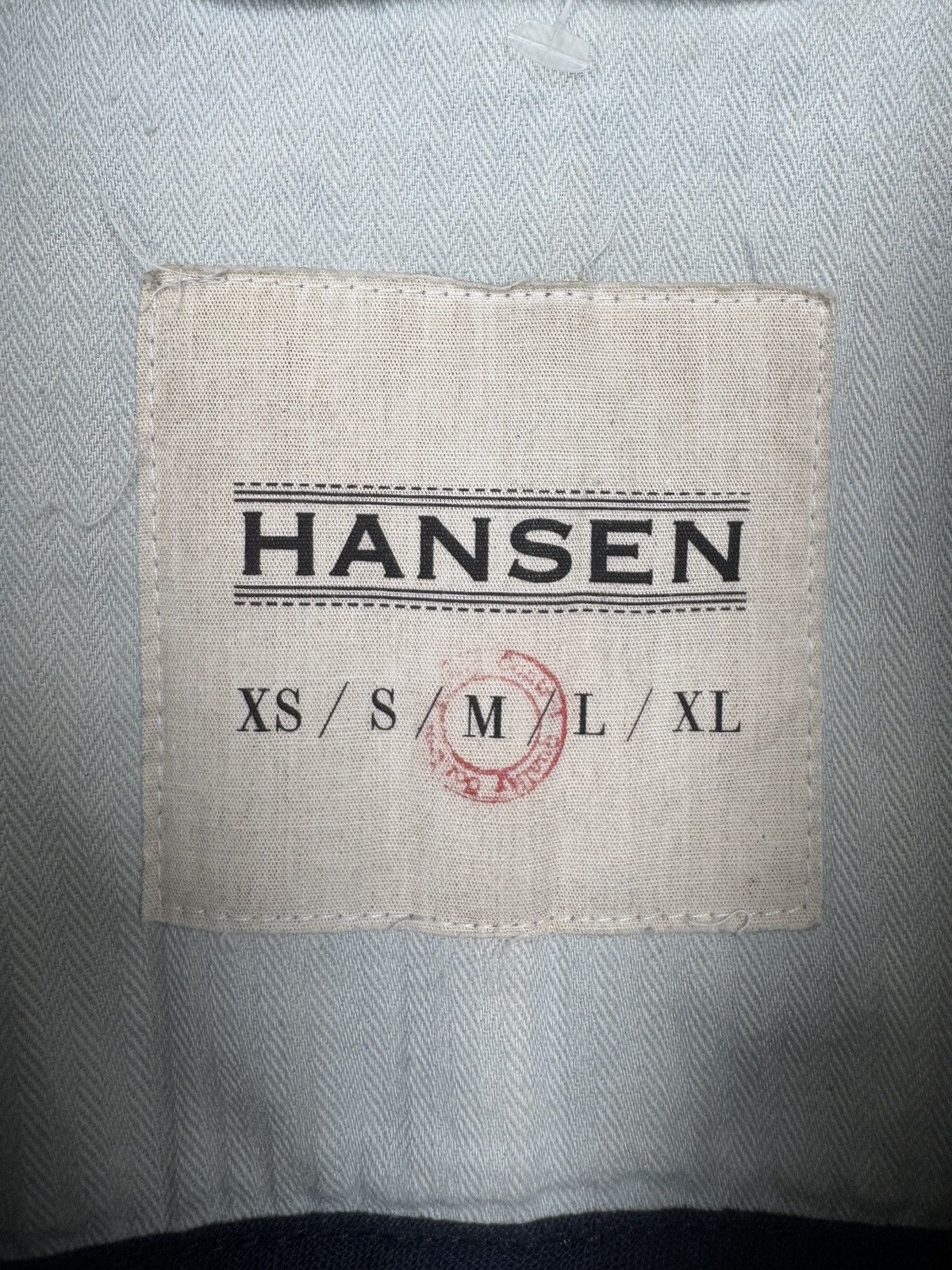 HANSEN Garments HANSEN Garments 100% Hemp blue ‘Denim’ blazer jacket Size 40R - 8 Thumbnail