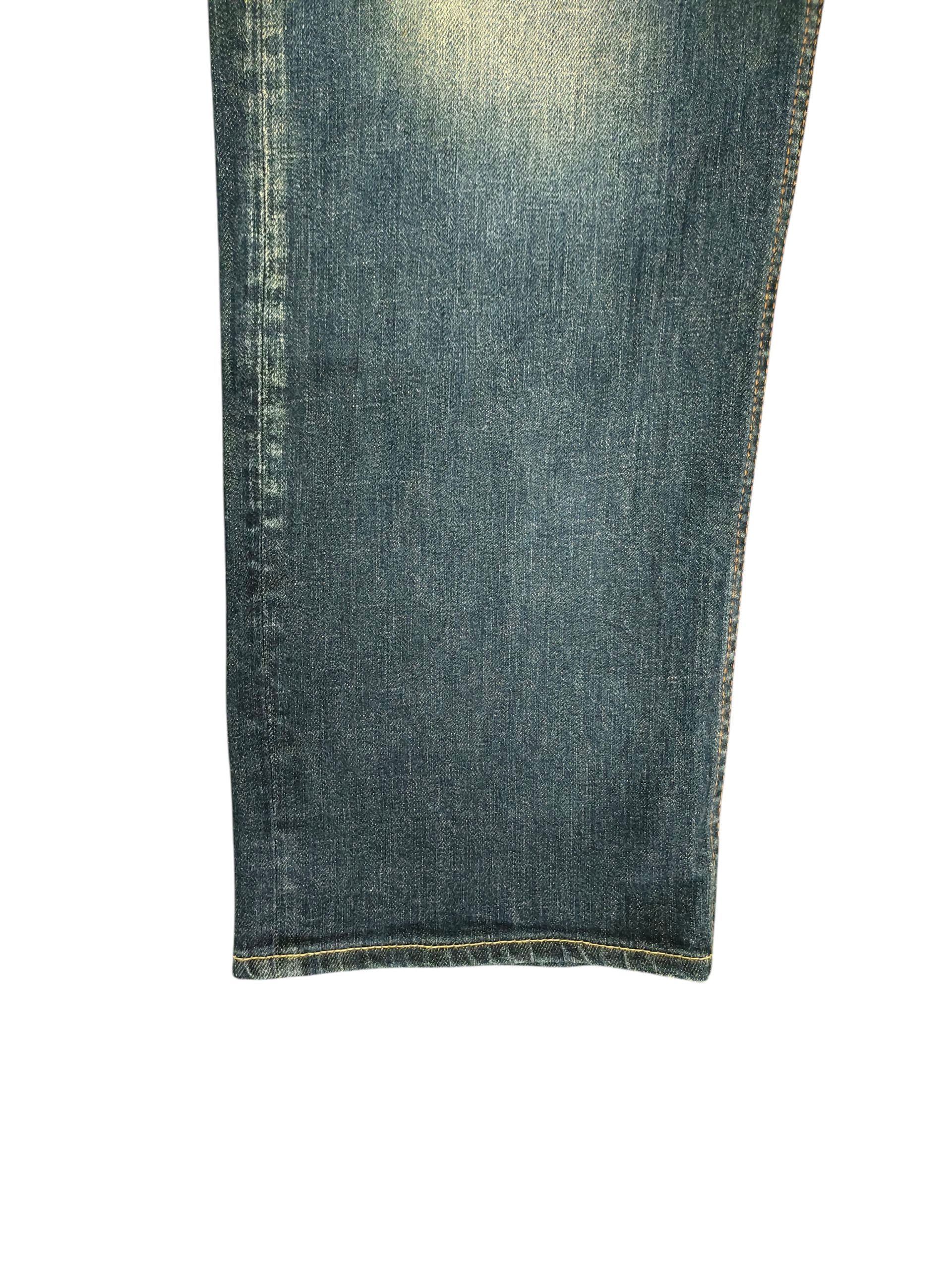 Hysteric Glamour Japanese Brand Blue Way Clawmark Rusty Faded Denim Jeans Size US 36 / EU 52 - 6 Thumbnail