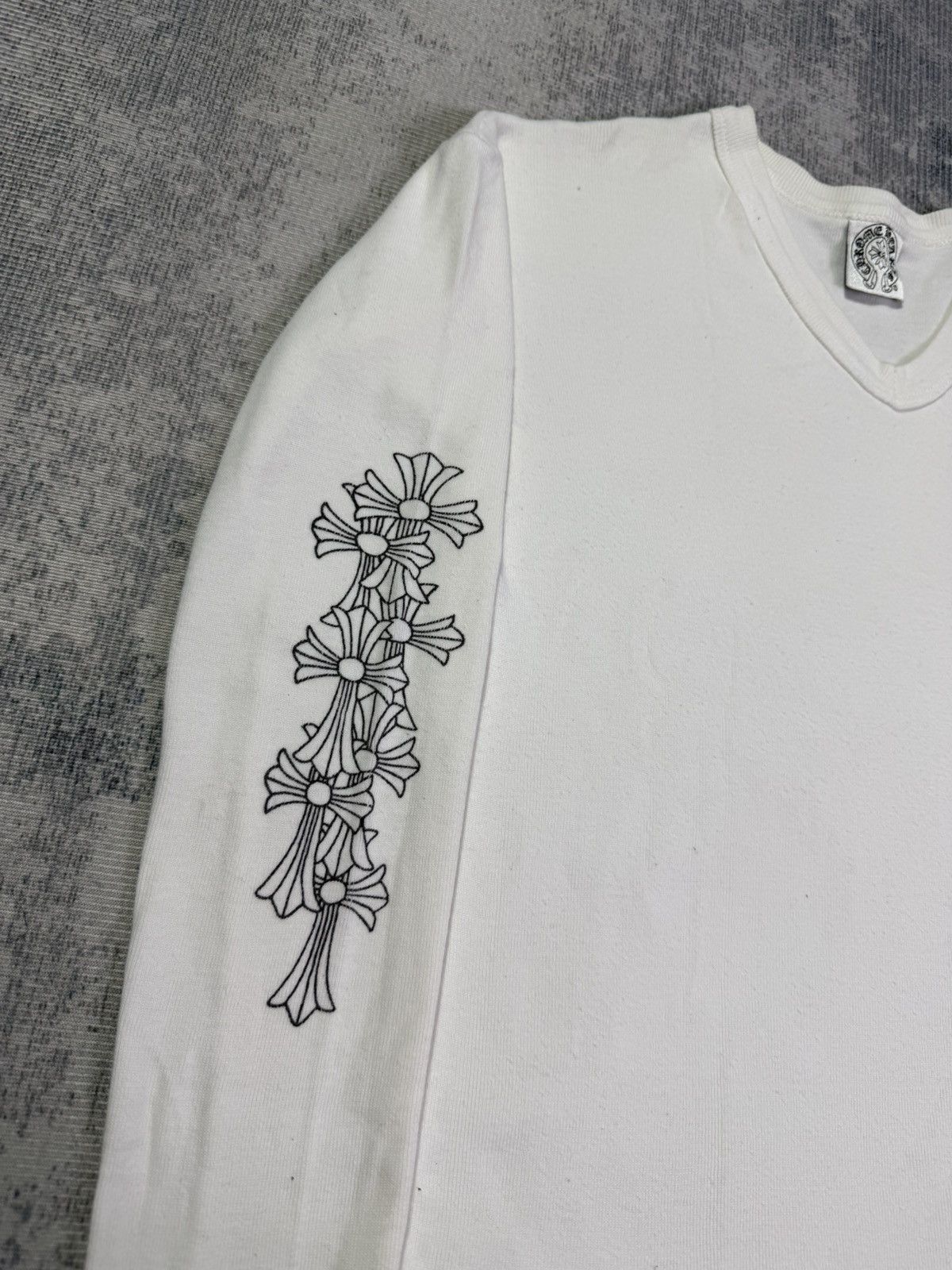 Chrome Hearts Y2K CEMETERY CROSS SLEEVES CROPTOP Size ONE SIZE - 7 Thumbnail